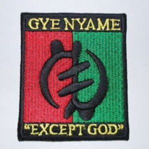 Gye Nyame Clothing Patch-1 Dozen